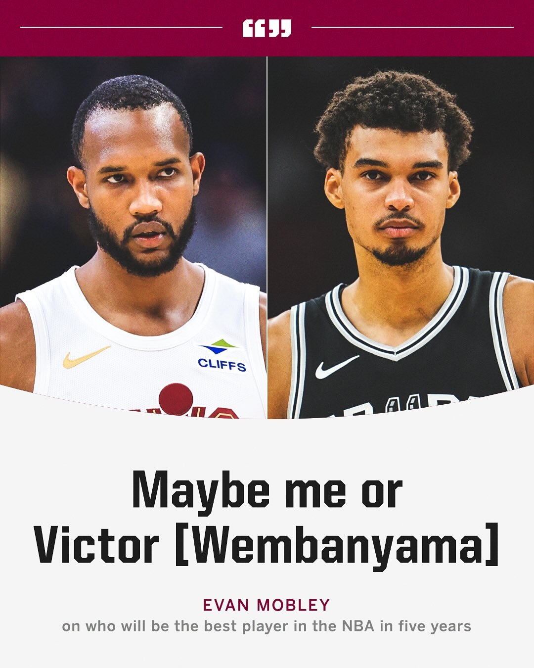 未來5年NBA最好的球員會是誰？莫布里：可能是我或者文班亞馬